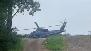 S76 flying
