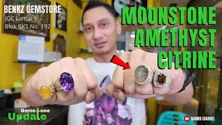 UPDATE BATU PERMATA MOONSTONE AMETHYST CITRINE SPESIAL AKHIR TAHUN 2022 - TOKO BENKZ GEMSTORE