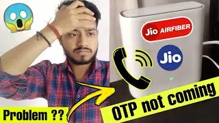 Jio air fiber calling otp not coming problem | How to setup jio airfiber calling | Jio airfiber