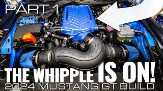 The Whipple IS ON! - Supercharged 2024 Ford Mustang Build - Part 1