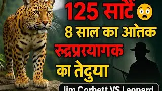 Jim corbett leopard attack रुद्रप्रयाग का तेंदुआ