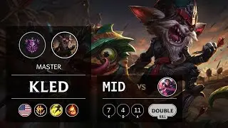 Kled Mid vs Irelia - NA Master Patch 10.2