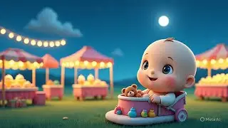 Moonlight Market | Magical Bedtime Rhyme for Kids | Fantasy Poem with 3D Cartoon