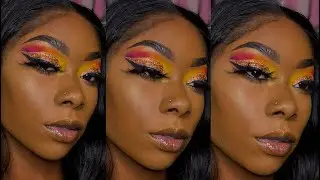 Rainbow Glitter Cut Crease Tutorial🌈 | JazzBae