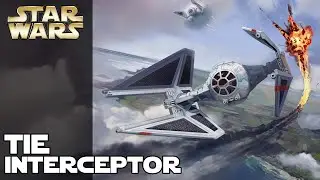 La nave más rápida del imperio - TIE Interceptor - Star wars Naves - Jeshua Revan