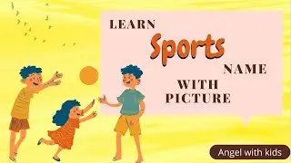 Learn Sports name with picture for toddlers || Guess the sport name ?? #sports #preschool