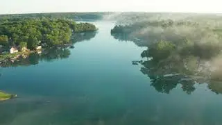 Barlow Lake morning fog
