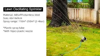 VERTAK 16 Holes Automatic Oscillating Sprinkler Irrigation System, Your Best Lawn Irrigation Helper