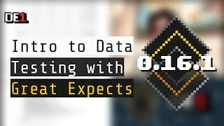 How to begin writing data tests with Great Expectations