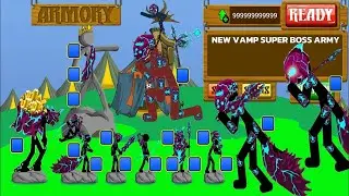 UNLOCKING ALL NEW VAMP SUPER BOSSES! INSANE POWER - Stick War Legacy Mod Vip