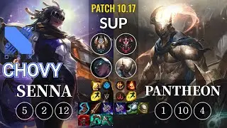 DRX Chovy Senna vs Pantheon Sup - KR Patch 10.17
