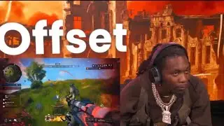 Offset plays call of duty online on caffeine live stream (MUST WATCH) #jayjaytv #gamerlover