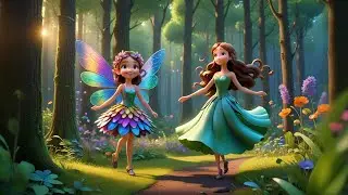Seven Flying Fairies in the Sky | Magical Counting Song for Kids | Fairy Nursery Rhyme