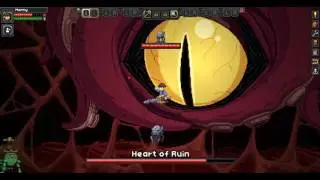 starbound beating the final boss with a broken sword