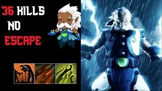 #2 Dota 2 Ability Draft - Sticky Napalm + Rocket Barrage | 36 Kills