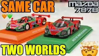 Clean Beauty vs Race Brutality😳🔥 1/64 SCALE KYOSHO MAZDA 787B 1991 LE MANS WINNER BEFORE & AFTER 😍❤️