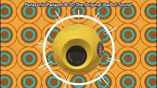 Panasonic Panapet R-70 (&ldquo;ball-and-chain&rdquo;) AM transistor radio