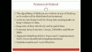 Introduction to Apache Mahout | what is Apache mahout