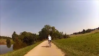 Gr&uuml;nG&uuml;rtel-Radrundweg mit Kamera abgeradelt (Nidda von Eschersheim bis Berkersheim)