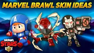 Brawl Stars Marvel hero Skin ideas - Marvel Skin ideas brawl stars || Episode 1