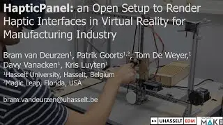 HapticPanel: An Open System to Render Haptic Interfaces in VR for Manufacturing Industry