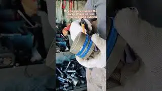 How to easily repalace polyurethane oil seal of the hydraulic cylinder #hydraulic #diy #oilseal