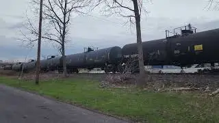 Union Pacific Leads CSX B751 East Bound MP307.7 Jordan
