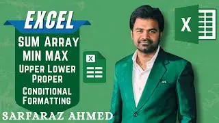 Excel for Beginners Video-2| SUM, $ References, Conditional Formatting, & Currency Formatting