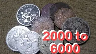 five centavos at one centavo..na napakamahal..rare error coin