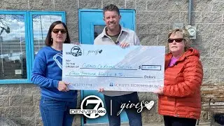 Denver7 Gives donates more than $15,000 to Grand County Animal Shelter to help build new facility