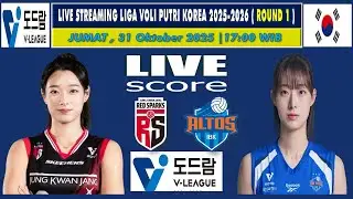 🔴 RED SPARKS VS IBK ALTOS -  LIVE SCORE ROUND 1 LIGA VOLI PUTRI KOREA 2025/2026 HARI INI