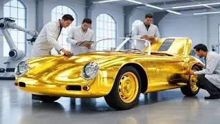 Building the Porsche 550 Spyder Silver Bullet: Hand-Beaten Aluminum & 24k Gold Finish
