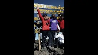 Kilimanjaro Summit Climb - Lemosho Route - Charity Challenge - #shorts