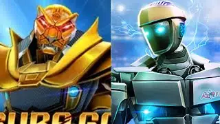 REAL STEEL WRB Asura Gold VS Atom Gold & Camelot & Zeus & Phantom & High Voltage