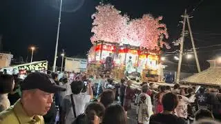 風早秋祭り(本祭り)最終日　2025.10.13 だんじり練り　#また来年までありがとう👍👍 Final Day of Kazahaya Autumn Festival