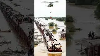 🌊 &ldquo;When the Helicopter Takes Off&hellip; The Water Explodes!&rdquo; #flooddisaster #floodrescue  #extremeweather