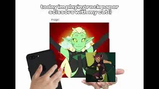 Double trouble and Catra play rock 🪨 paper 📄 scissors ✂️