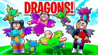 ADOPTING AND RAISING BABY DRAGONS | Roblox Funny