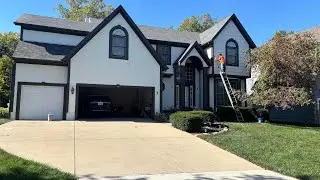 Exterior Prep & Paint - ALABASTER BODY - URBANZE BRONZE TRIM - EXTRA WHITE ACCENT DOORS - Revival KC