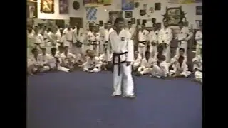1992 Black Belt Demonstration and Testing in Dania, Florida