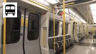 London Underground S7 Stock - Farringdon to King's Cross St Pancras (H&C Line) ロンドン地下鉄 S7形電車