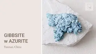 [AZ04] Azurite Gibbsite from Yunnan, China 雲南藍銅礦三水鋁