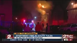 Family rescued from apartment in Tulsa fire