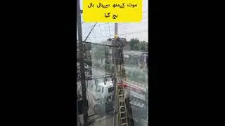 Shocking Scene Man on Electric Pole!  Viral Clip #shorts