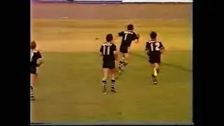 1982 Wests Magpies против Balmain Tigers Rd 20, спорный угол