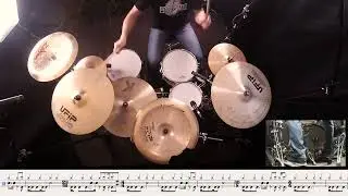 SYNAPTIC COLLAPSE - Cognitive Inhibition (Lorenzo Barbera Drum Playthrough and Transcription)