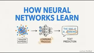 How Neural Networks Learn: From Random Numbers to Text Prediction