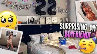 SURPRISING MY BF FOR HIS BIRTHDAY( this was his reaction...)