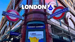 London Street Walk 2025 | Bustling West End, Soho to Covent Garden Market [4K HDR]