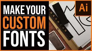 How to Create a Custom Font or Typeface in Adobe Illustrator (हिंदी में)
